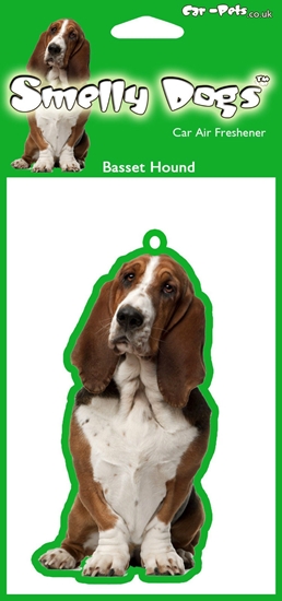 Picture of Basset Hound CAR AIR FRESHENER